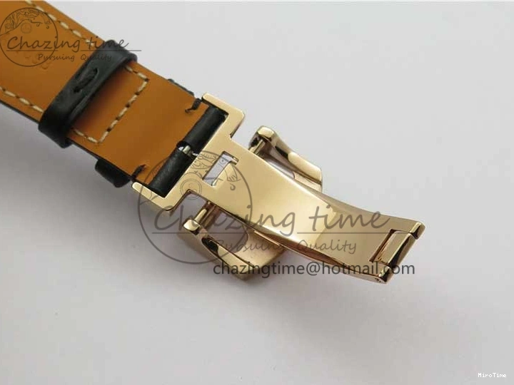 MIROTIME 0223 Premium Portugieser Perpetual Calendar IW503302 RG V9F 1:1 Best Edition Blue Dial on Black Leather Strap A 7098